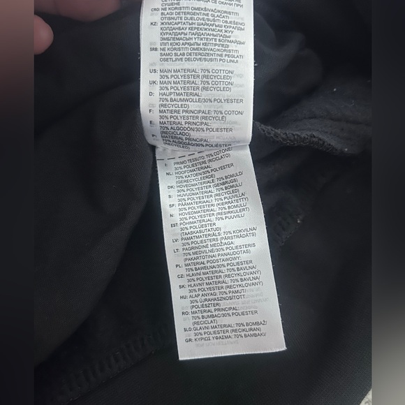 Women's Black Adidas Hoodie sweatshirt XL Metallic - Picture 7 of 10